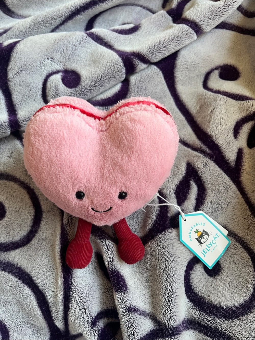 Jellycat Colette Heart Macaron🩷